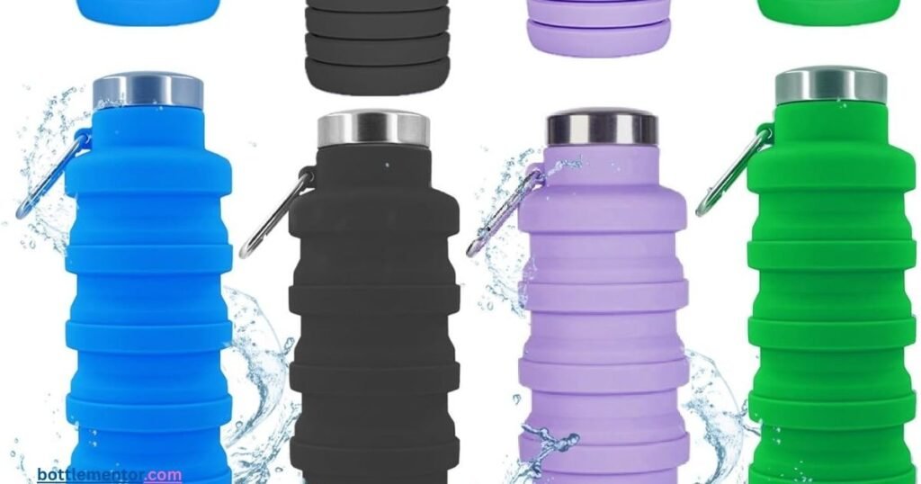 collapsible silicone water bottle
