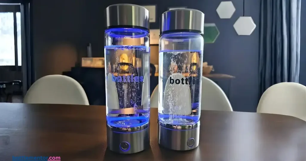 portable hydrogen water bottle with SPE PEM technology