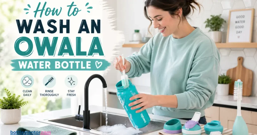 how to clean owala water bottle