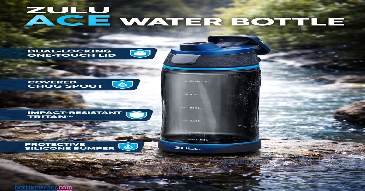 zulu ace water bottle featured and desing