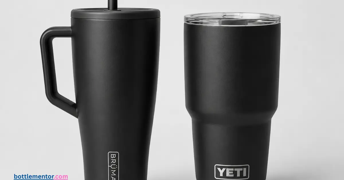BrüMate vs YETI insulated drinkware comparison