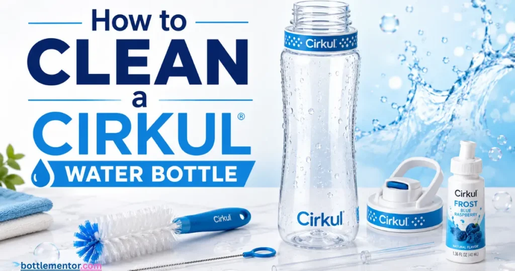 how to clean cirkul water bottle