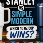 Stanley vs Simple Modern tumbler comparison