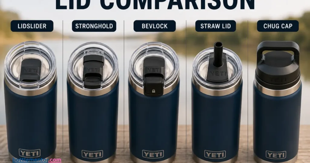 YETI Rambler and BrüMate tumbler side by side
